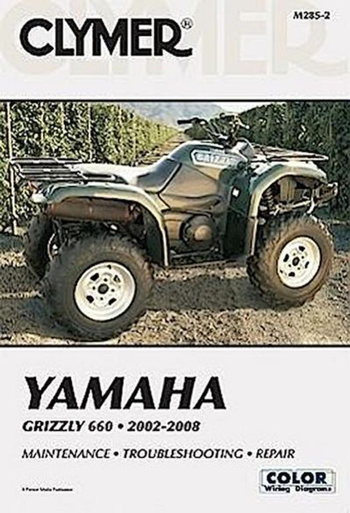 Clymer Yamaha Grizzly 660 2002-20