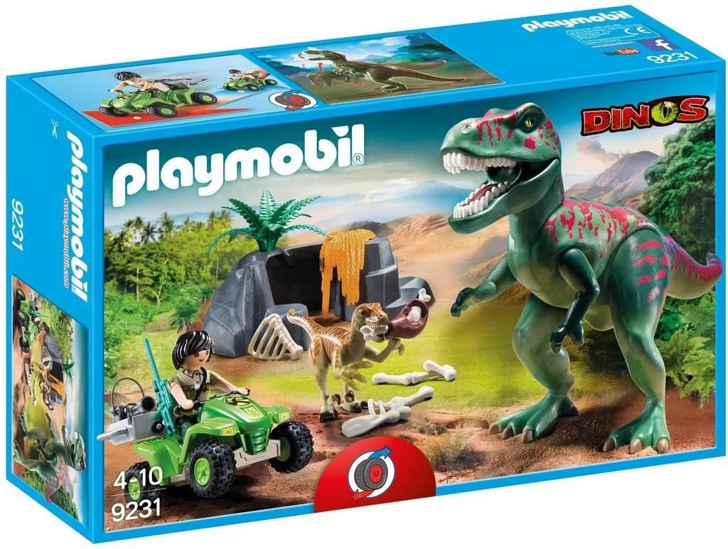 Circuit de Course Attaque de T-Rex : Jouet Aventure pour Enfant 5-8 Ans