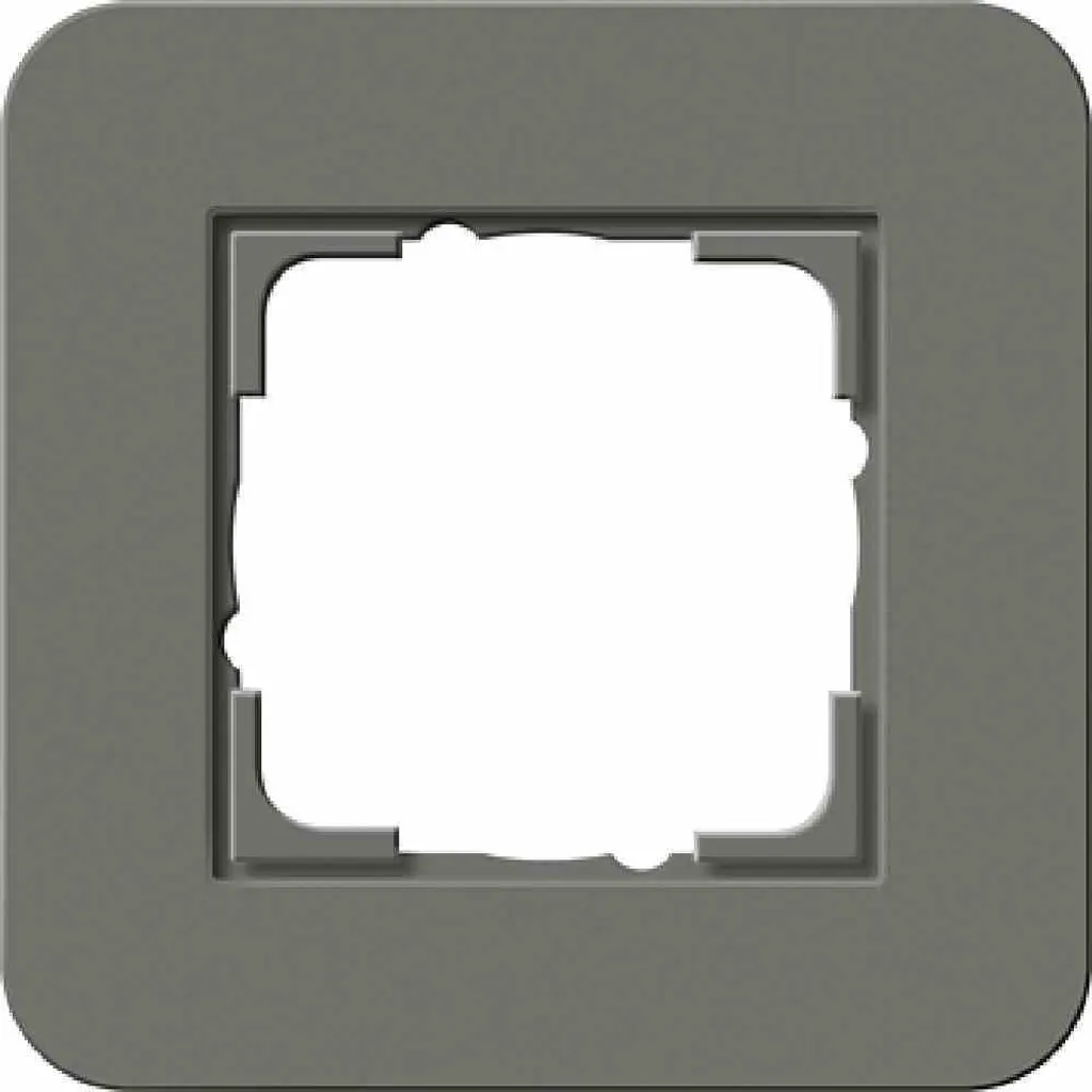 Cadre de finition 1 poste pour rénovation Gira 0211423 anthracite mat
