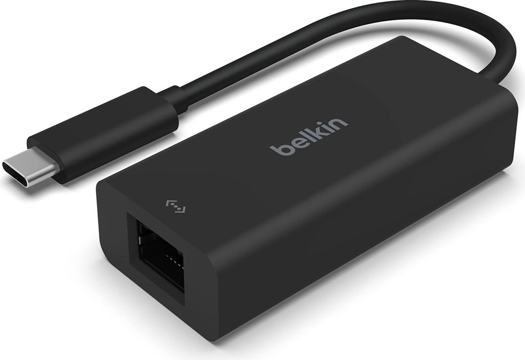 Belkin USB-C auf 2,5GB Ethernet- Adapter, schwarz      Produktbild 