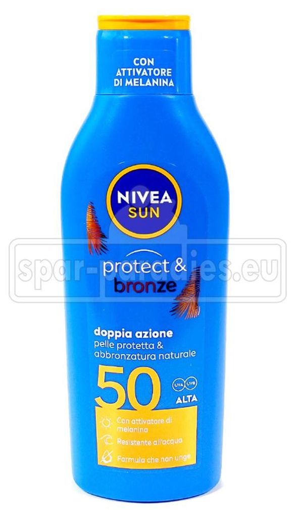 Nivea Sun Protects And Bans Sonnenmilch Sfp50 200 ml Produktbild 