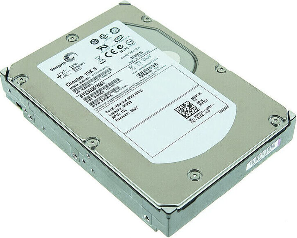 Festplatte Dell 300Gb ST3300655SS 15000Rpm 16Mb Cache SAS 3,5" Zoll 0HT953