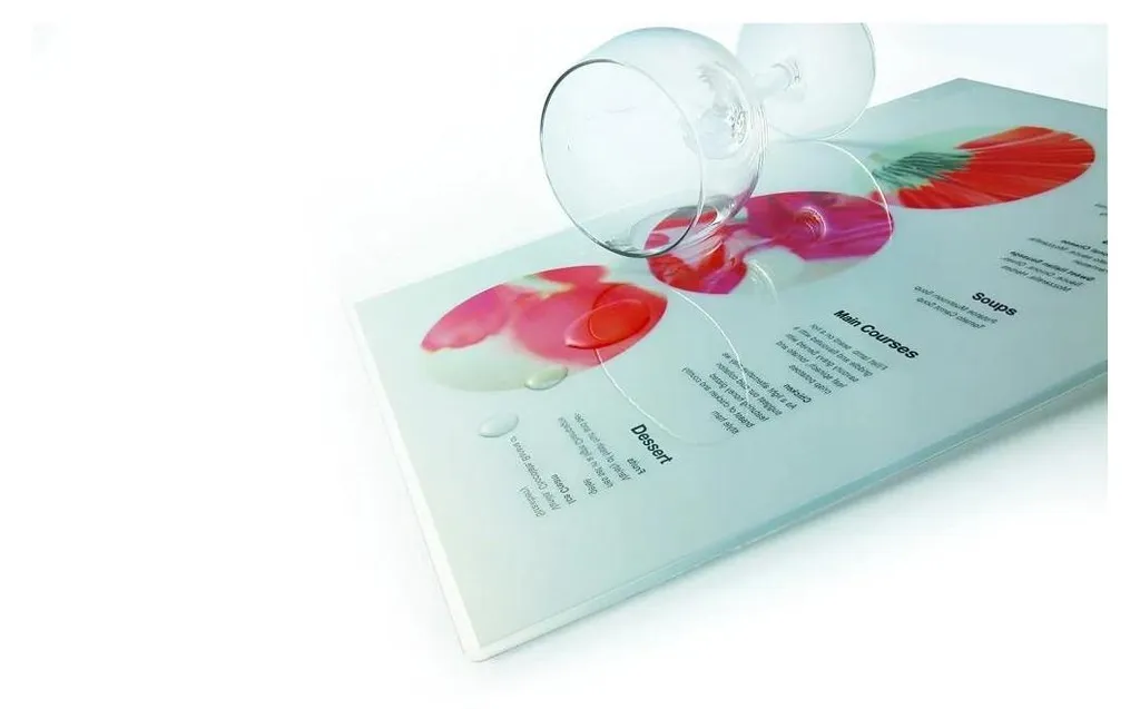 100 Fogli Plastificatrice A3 125 Micron - Ideale per Menu e Scuola