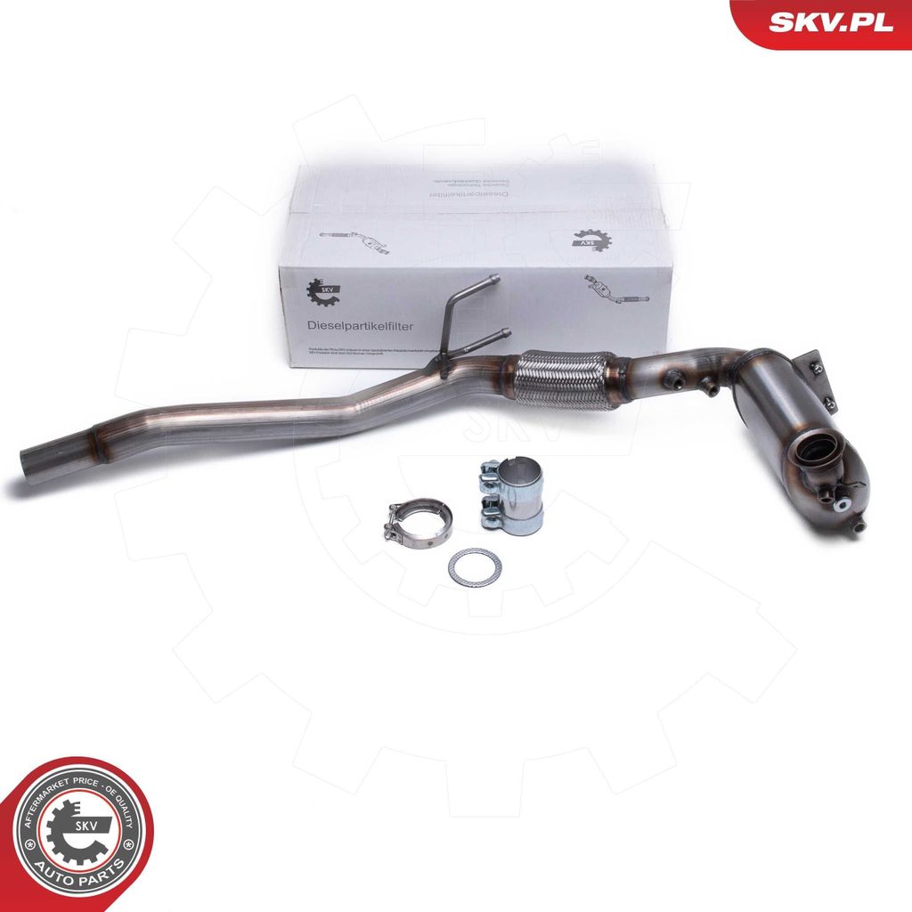 ESEN SKV 62SKV515 Dieselpartikelfilter DPF Rußpartikelfilter für VW Golf V Schrägheck (1K1) Euro 4 Abgasanlage Diesel