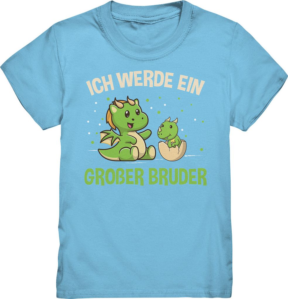 Dinos Großer Bruder Shirt – Sky Blue / 152/164 (12-14) Produktbild 