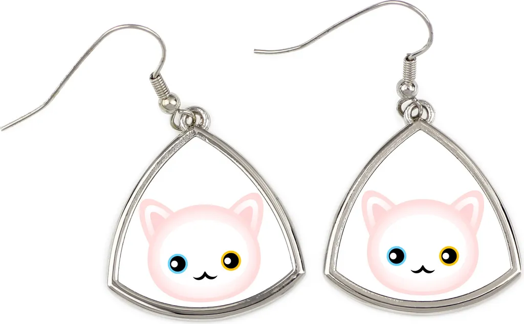 Orecchini Art-Dog Angora Turca | Regalo Gatto Metallo Offerta