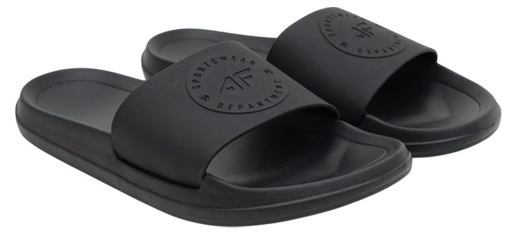 4F - Herren Flipflops "MM00FFLIM047A" MR644 (39,5 EU) (Schwarz)