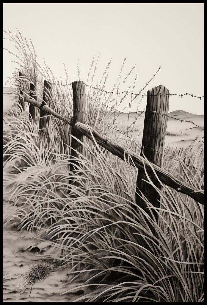 Plakat 68x101cm Geräusche und Flüstern des Landzauns