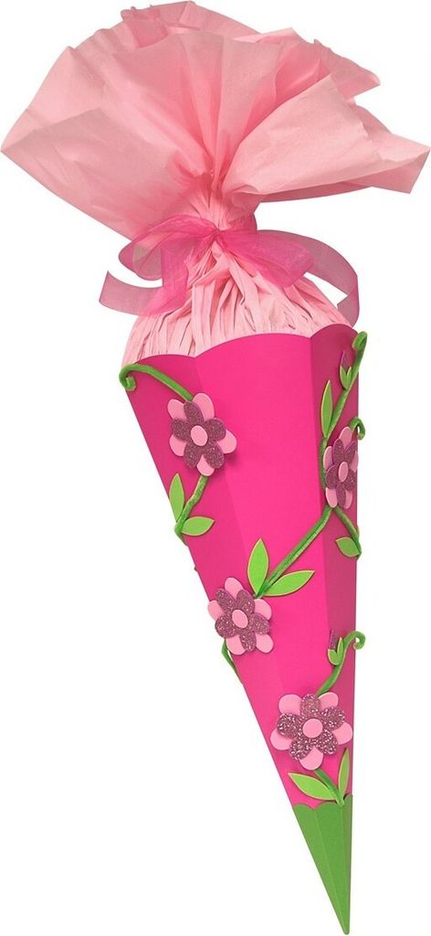 Schultüte Bastelset Zauberwald rosa-pink von Prell