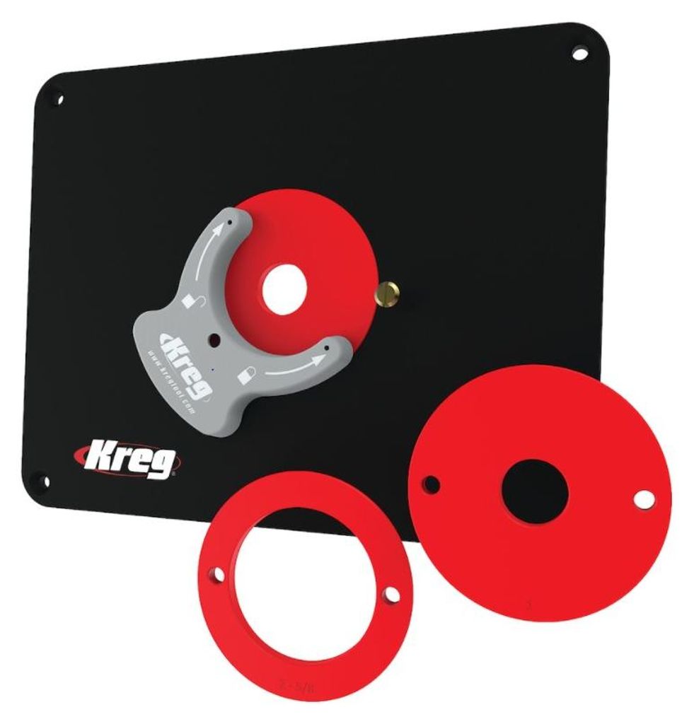 KREG PRS4038 Table de fraisage Plaque d'insertion 298 x 235 Image du produit 