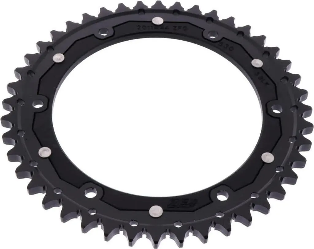 Remplacer votre couronne Triumph : ZF 44 dents pas 530 noir de qualité