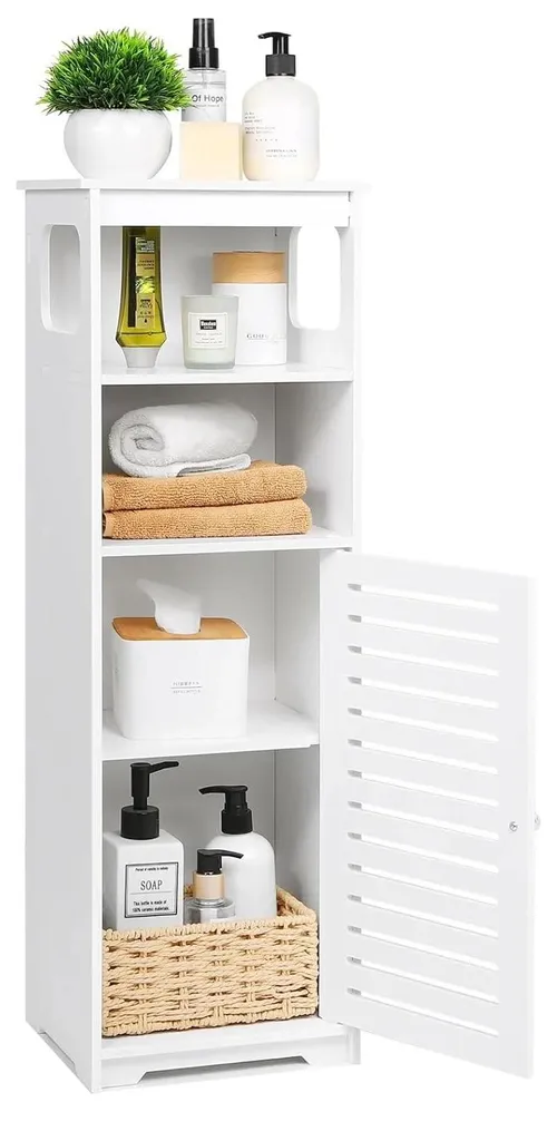 Meuble de salle de bain en PVC imperméable et étagère d'angle classique