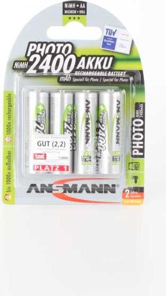 Ansmann NiMH-Akku Mignon 2400mAh Photo 4er-Blister