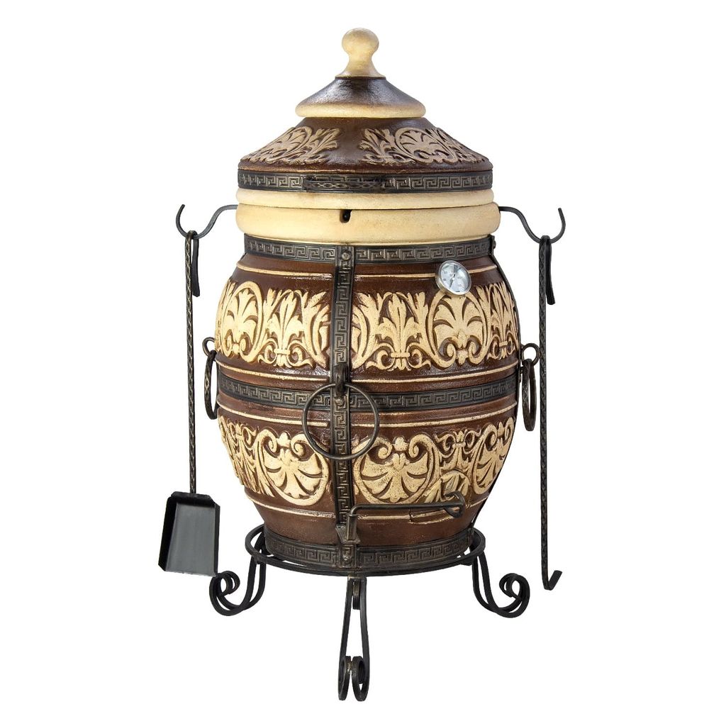 Premium Tandoor mit 7 cm Wandstärke – Inkl. 3-stöckigem Produktbild 