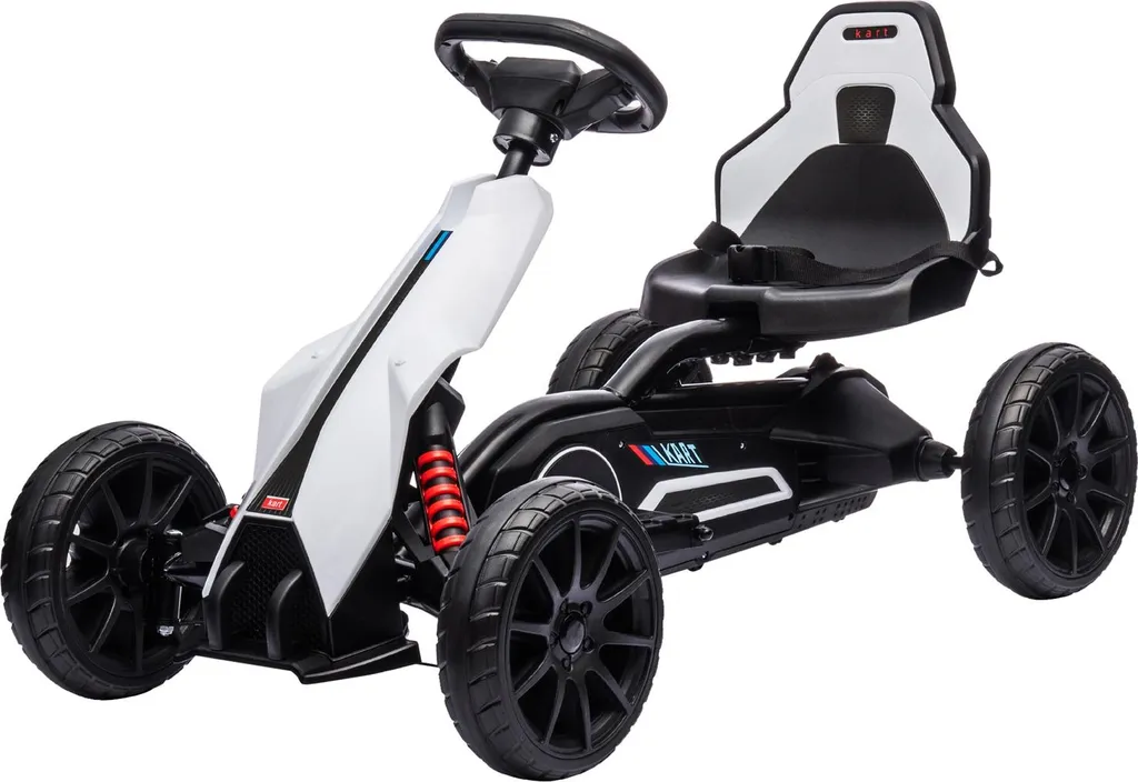 Go Kart électrique pour enfant 3-8 ans - Véhicule 12V Drift avec volant