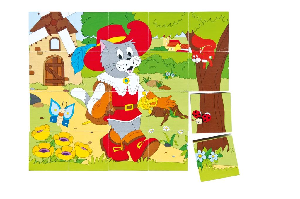 Woody Woody Blockpuzzle Märchen 90247 Produktbild 