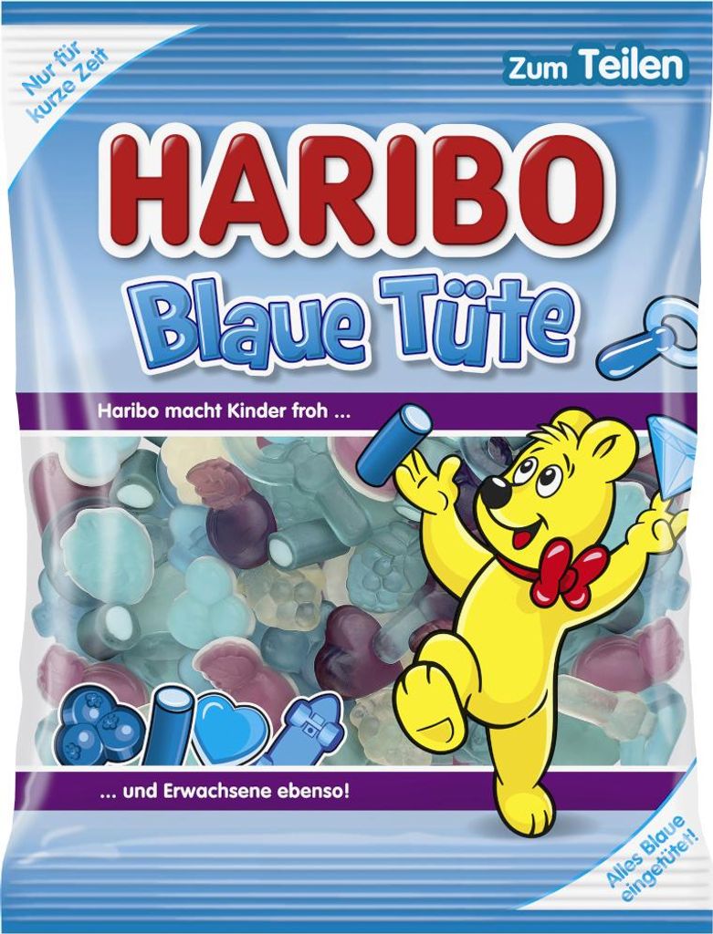 Haribo Blue Bag guma owocowa z pianką cukrową 175g Zdjęcie produktu 