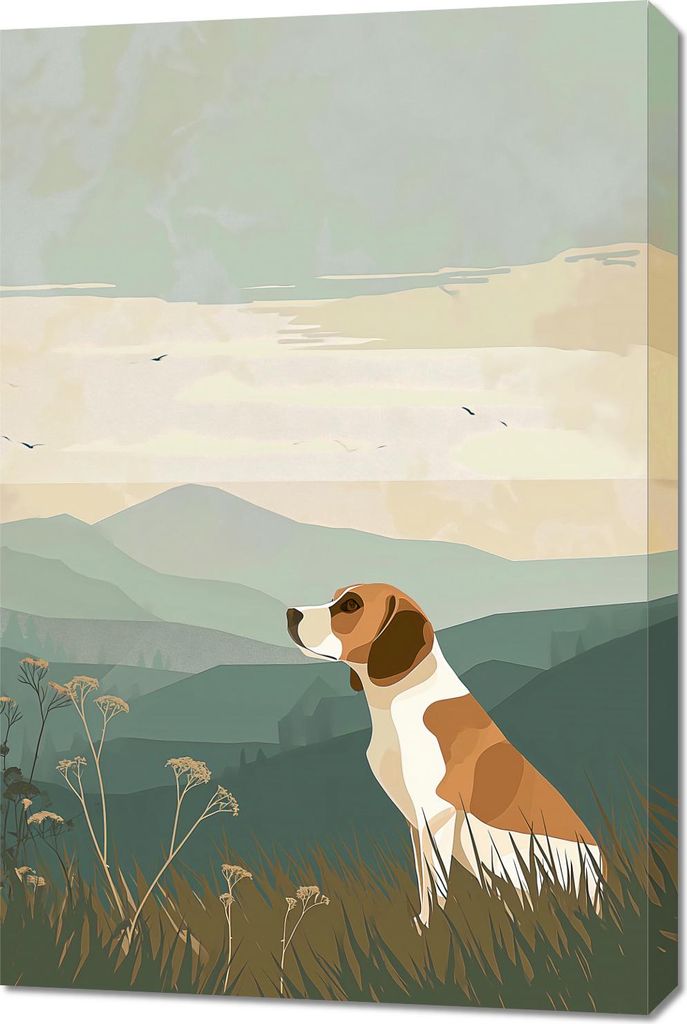 Bild 60x90cm Treuer Begleiter