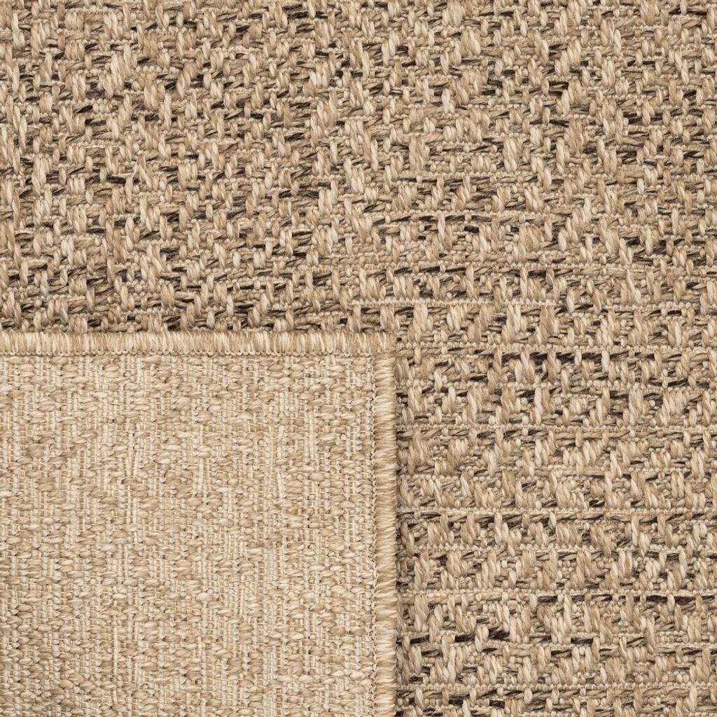 Moderner In- und Outdoorteppich im Jute-Look Größe - 60 x Produktbild 