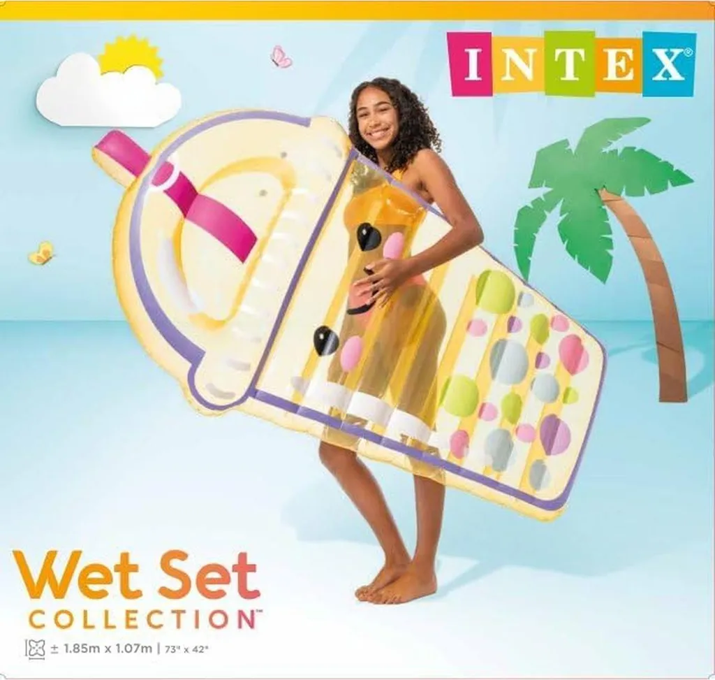 Flotteur de piscine résistant Boba Buddy Float Intex 163cm gonflable