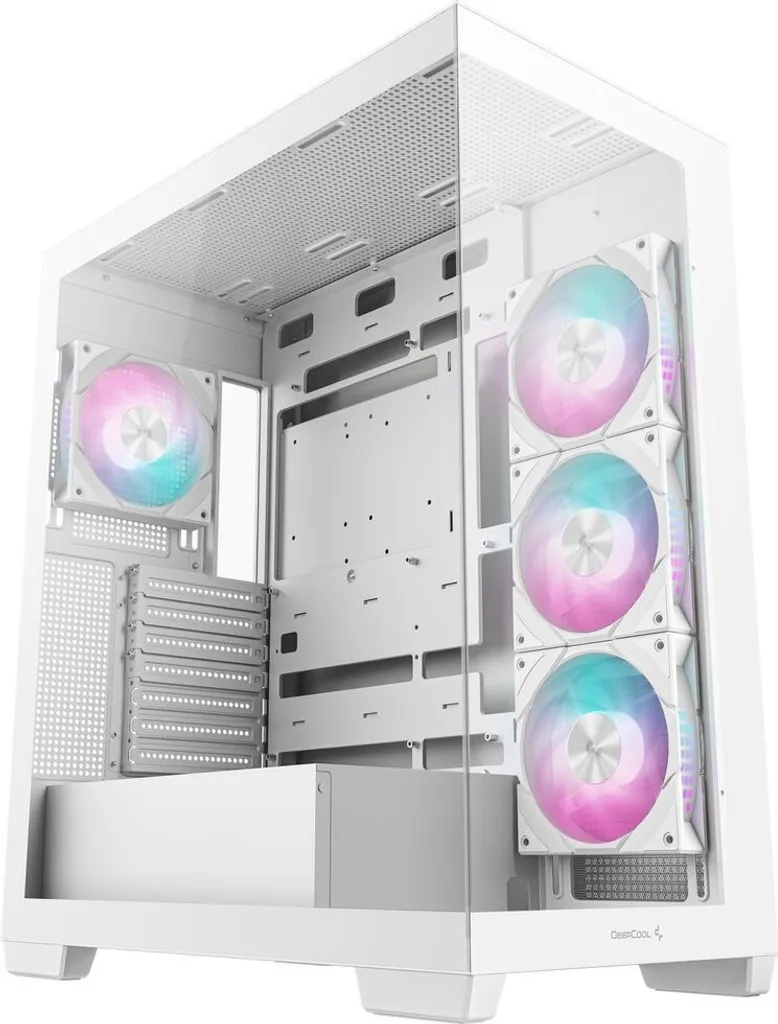 Case PC Bianco Deepcool CG580 4F WH - Prezzo Top con 4 Ventole LED