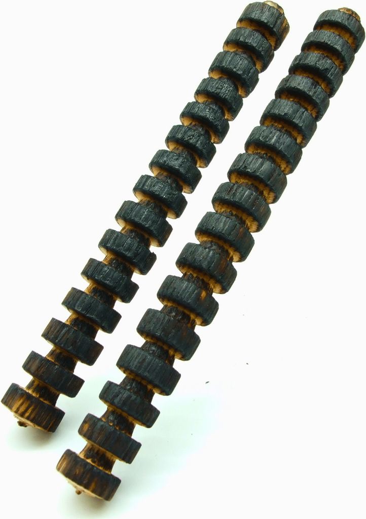 2 x Spirale aus Eichenfässern - Stark Getoastet - Whiskey Bourbon US, Holzspiralen, Eichen Infusion Flasche Spiral