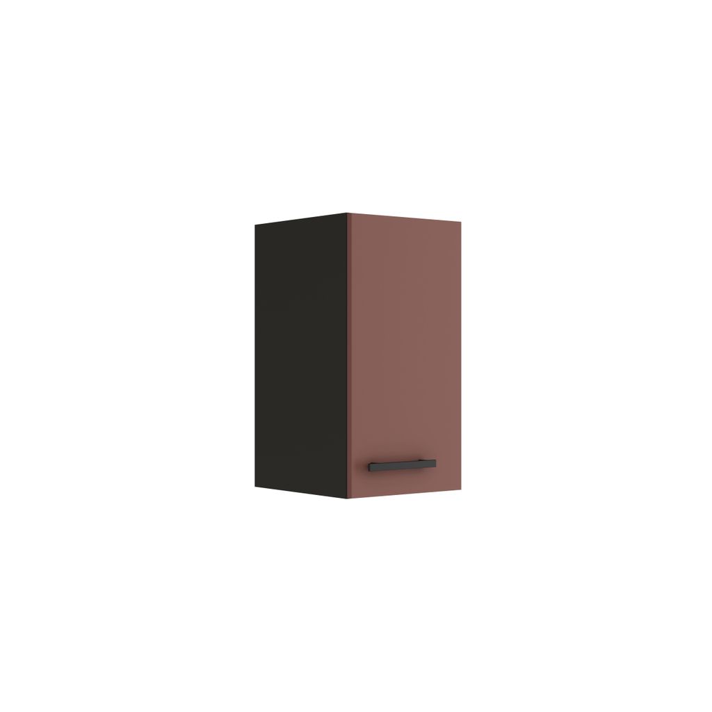 Optifit Hängeschrank Nizza407 BxTxH 30 x 34,6 x 57,6 cm rostrot matt zerlegt Anschlag reversibel KUNI O306-9+