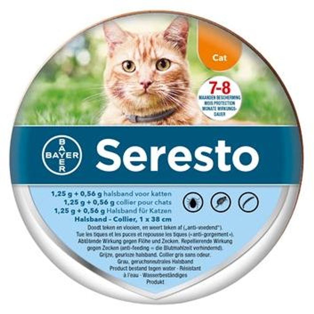 Bayer Seresto Teken- En Vlooienband Kat - Bestrijdingsmiddelen voor Katten