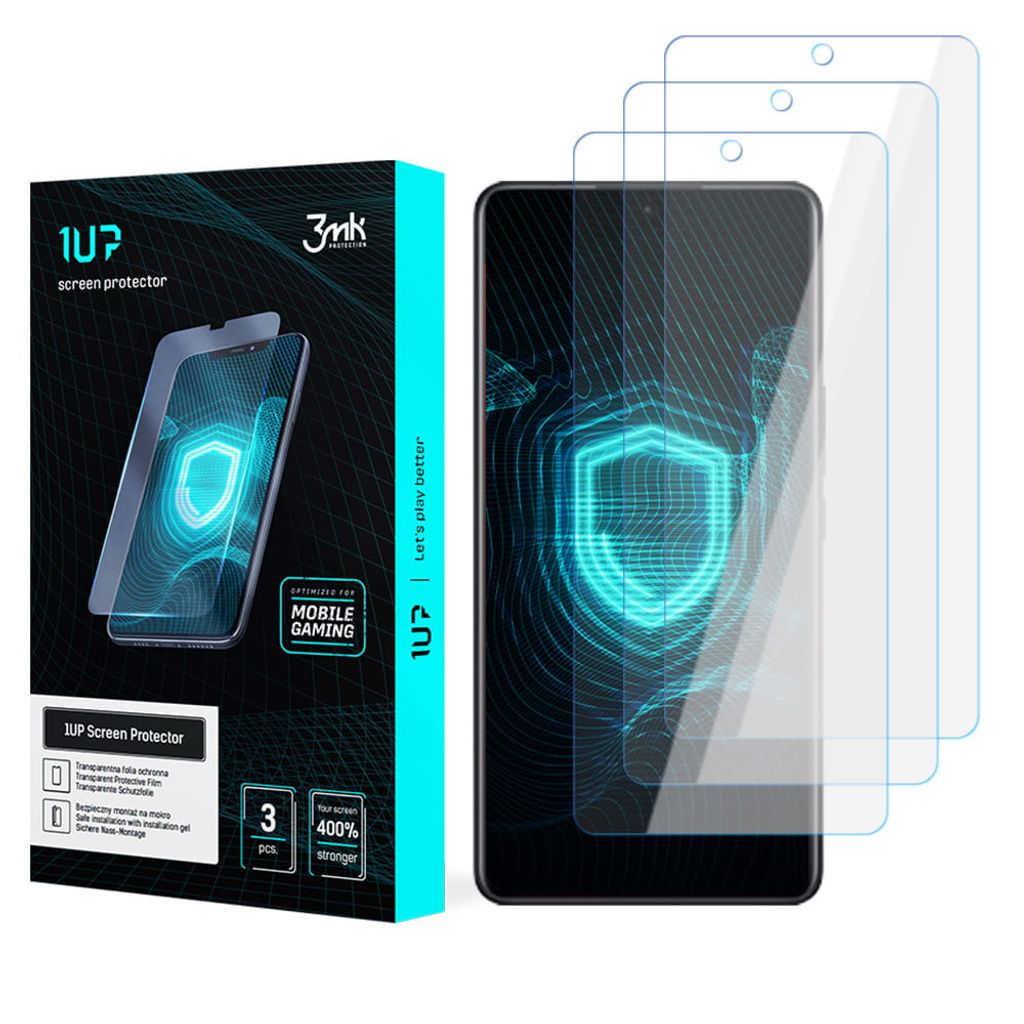 3mk Display Schutzfolie 1UP für Xiaomi 12S Ultra transparent Gaming (3 Stück)