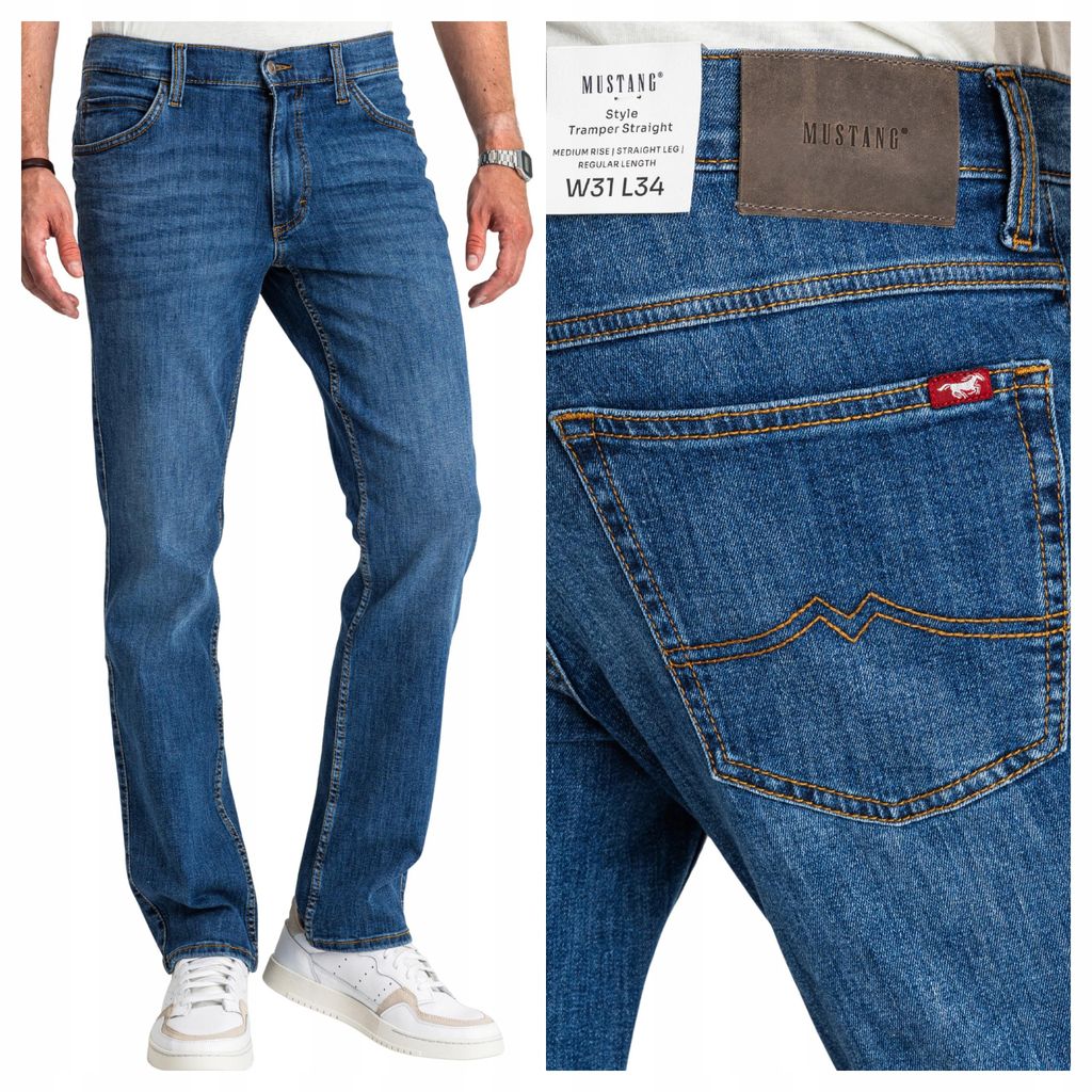 MUSTANG | Tramper Straight | Jeans da uomo, taglio classico Immagine del prodotto 