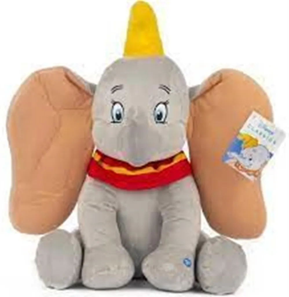 Dumbo Disney peluche interactive 50 cm - Sons intégrés et douceur