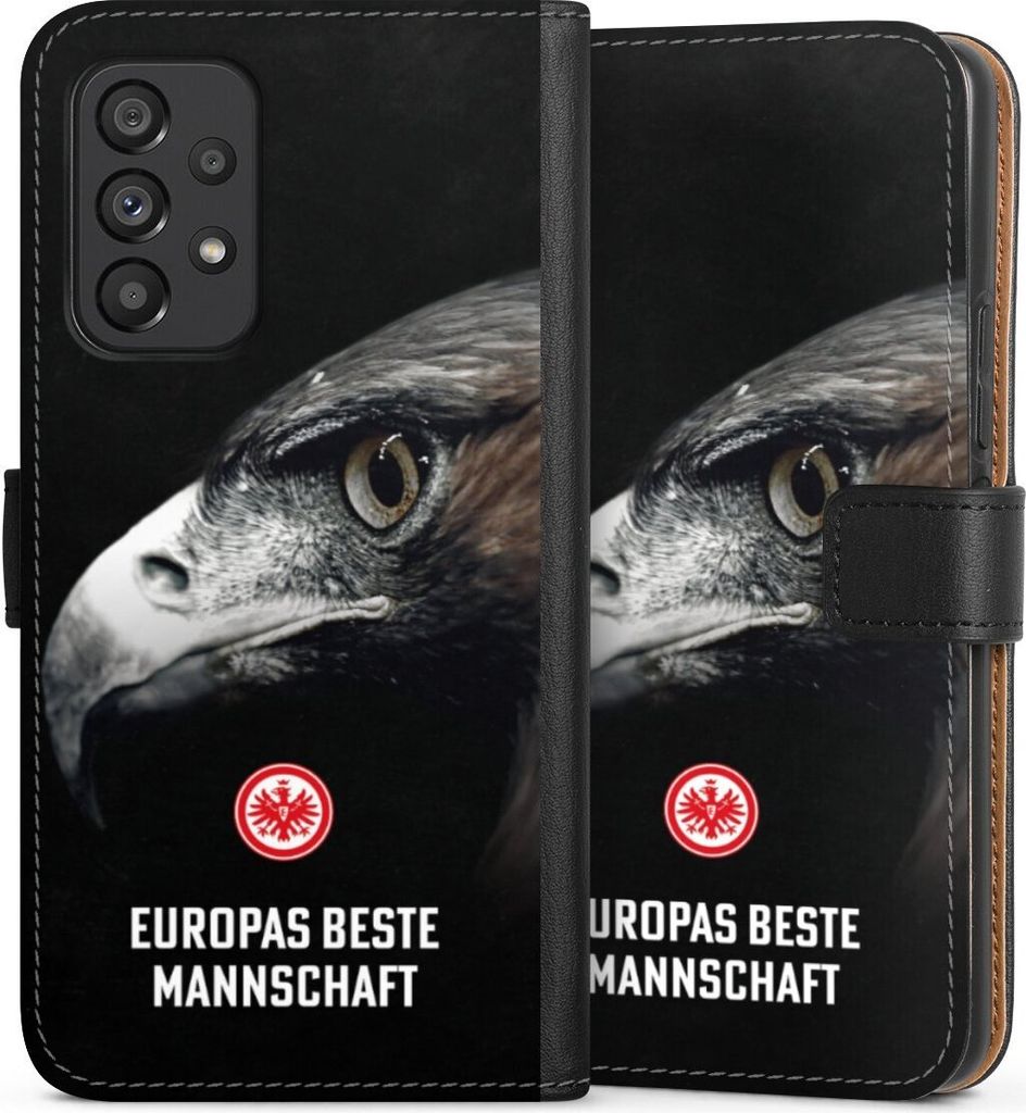 DeinDesign Klapphülle für Samsung Galaxy A53 5G Handytasche Lederhülle Tasche Europameisterschaft Eintracht Frankfurt Offizielles Lizenzprodukt