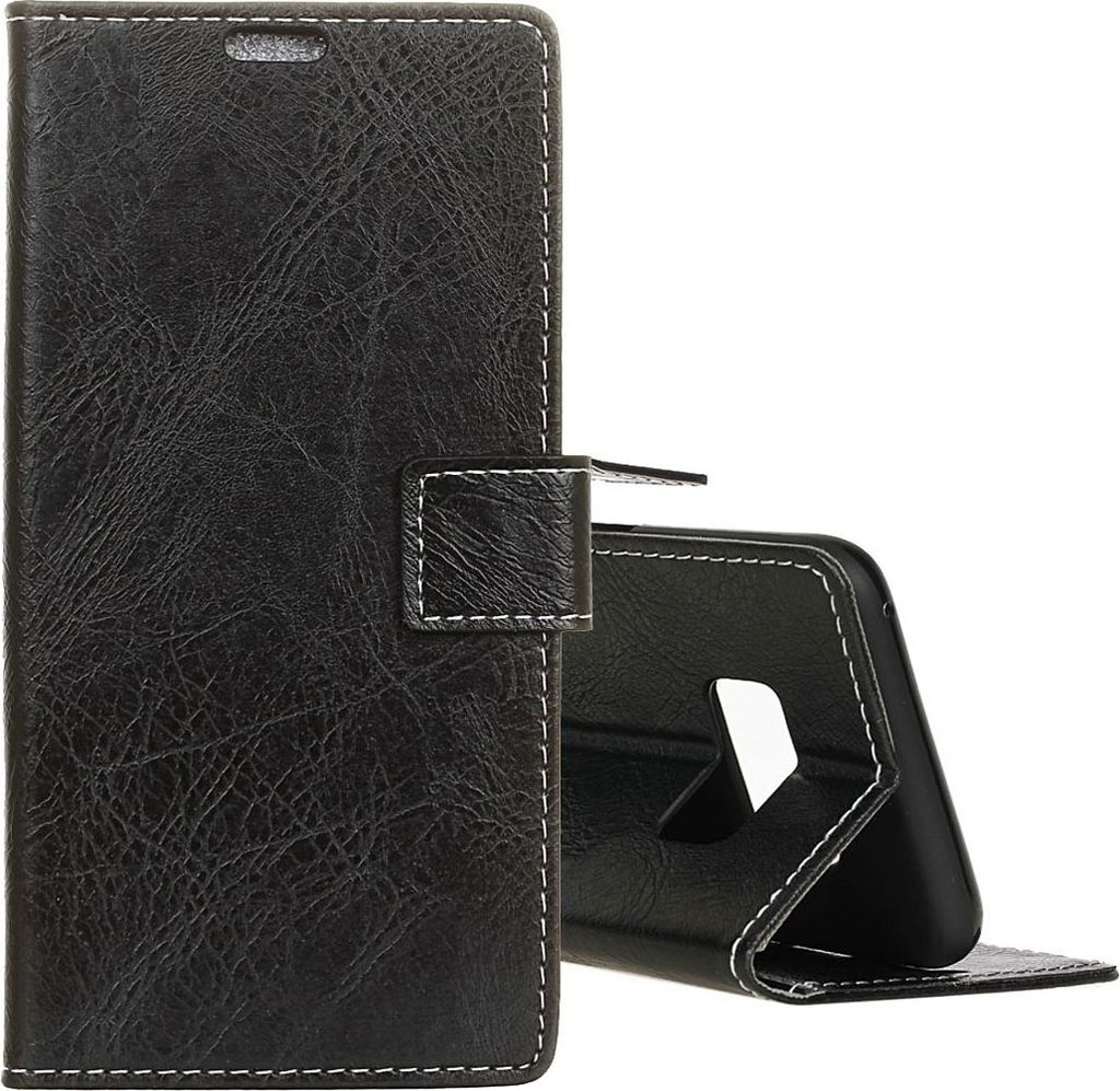 Mobigear Basic Samsung Galaxy S10e Hülle Klapphülle Geldbörse - Schwarz