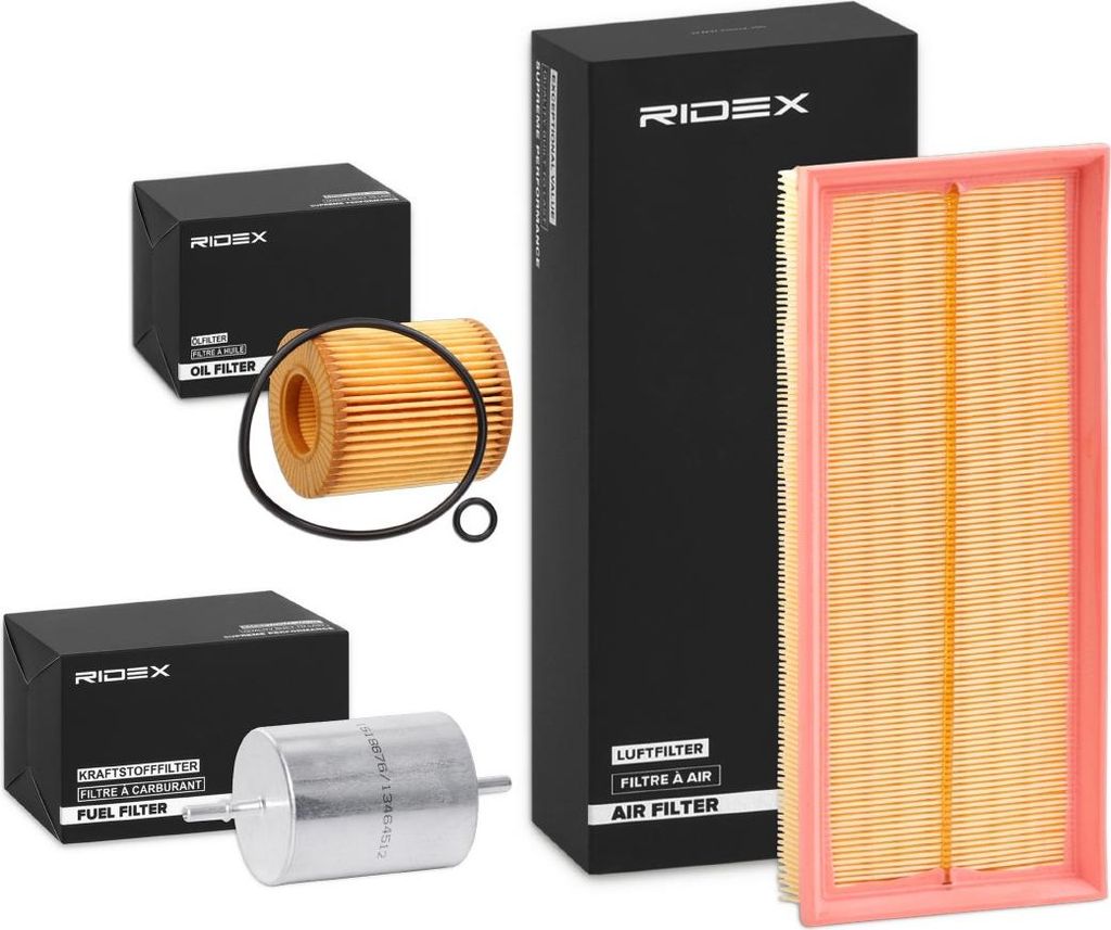 RIDEX Filterset Inspektionspaket Filtersatz für FORD MONDEO III Kombi (BWY) MONDEO III (B5Y) MONDEO III Stufenheck (B4Y)