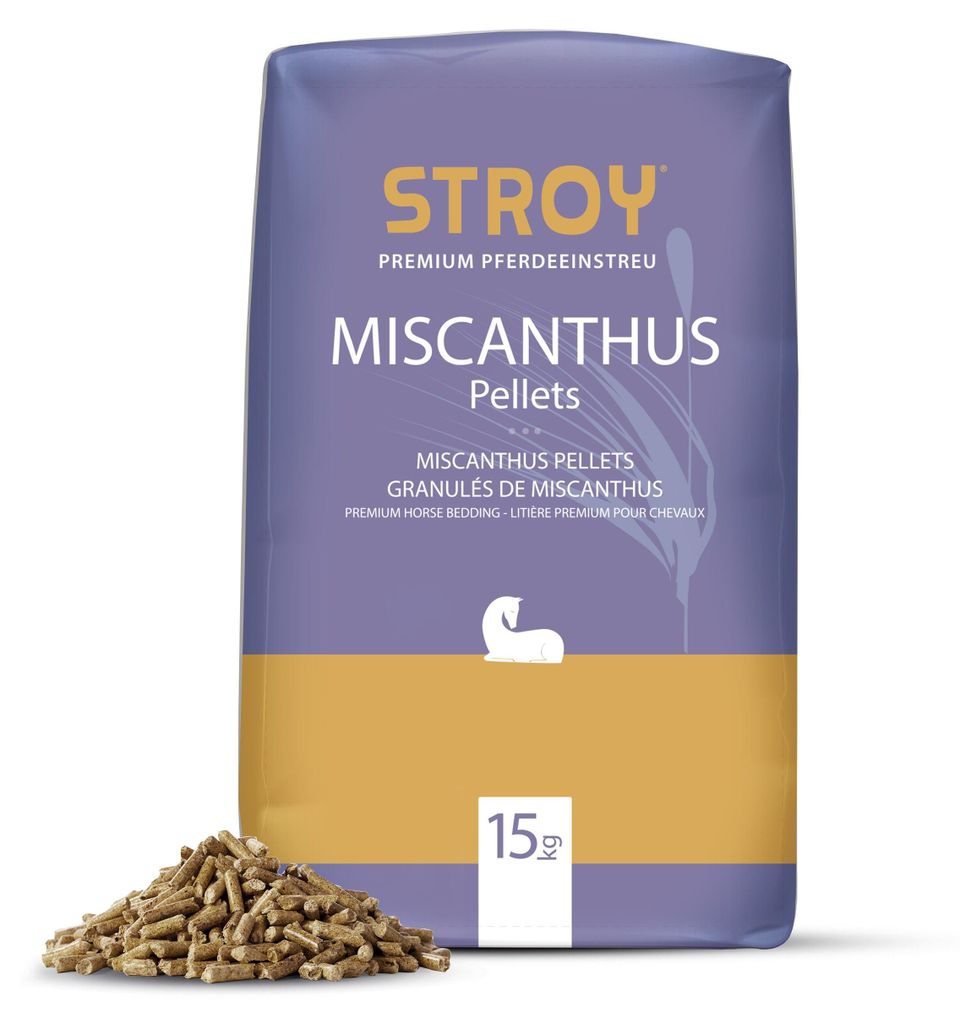 STROY Miscanthus Pellets Einstreu 15kg Produktbild 