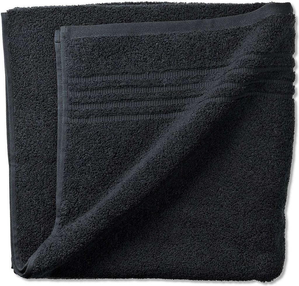 Leonora Badhanddoek Night Black 70x140 cm