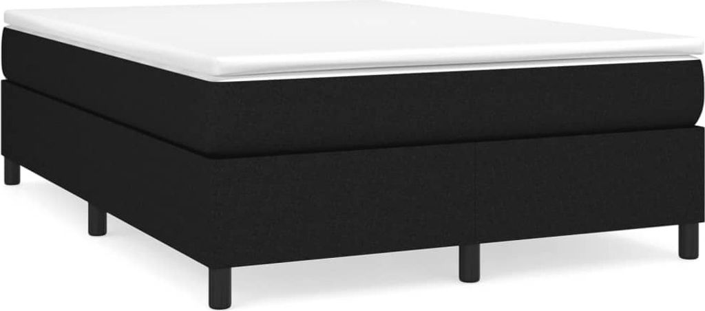 "Winter Sale" Klassische Betten - Schwarz BoxspringBettgestell - Doppelbett Schwarz 140x200cm Stoff DE3043943