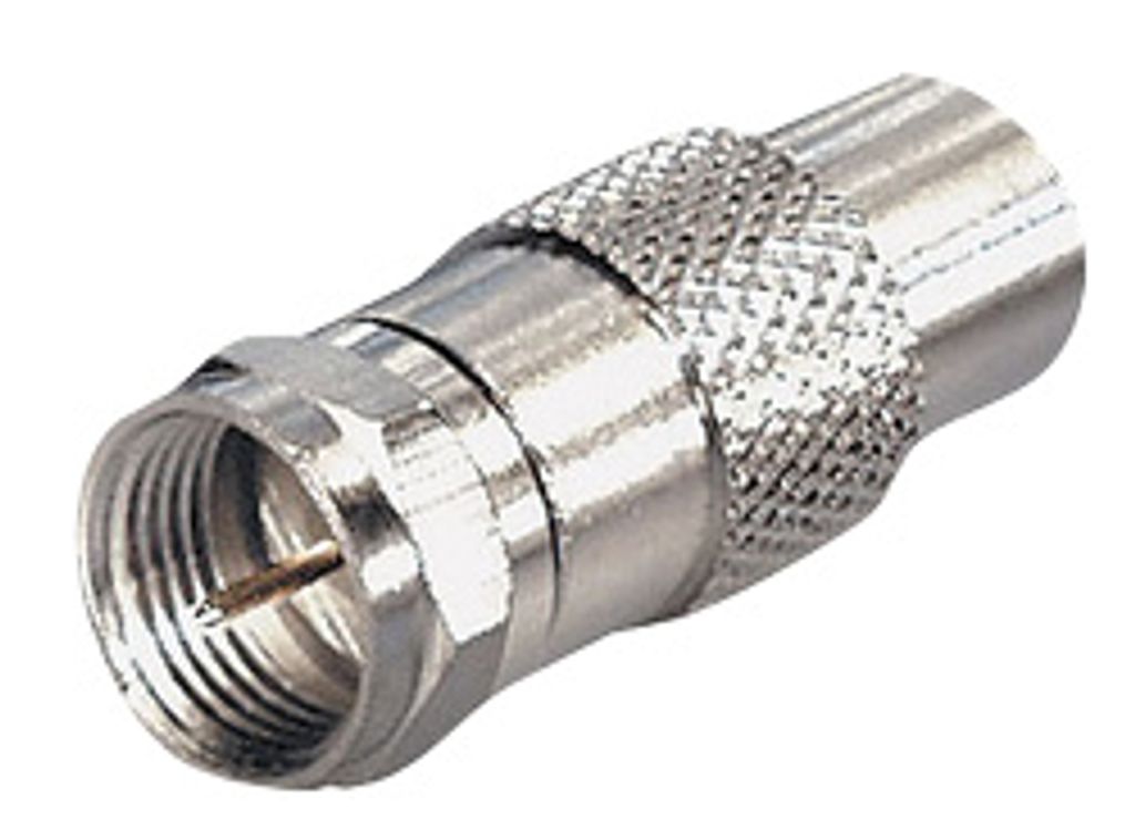 Transmedia Adapter; F-Stecker - Koax-Kupplung 9,5 mm, FF 17 Produktbild 