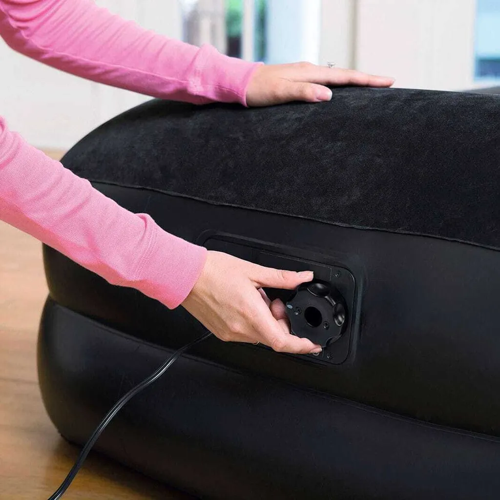 Matelas Gonflable d'Appoint pour Invités avec Pompe Électrique Rapide - 26
