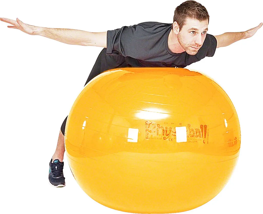 Ballon assise active Pezzi Physioball jaune - Soulager le mal de dos