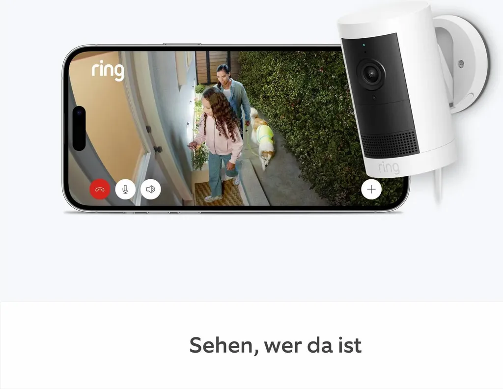 Amazon Ring Outdoor Camera Plus Caméra de Surveillance Extérieure Blanche - 5