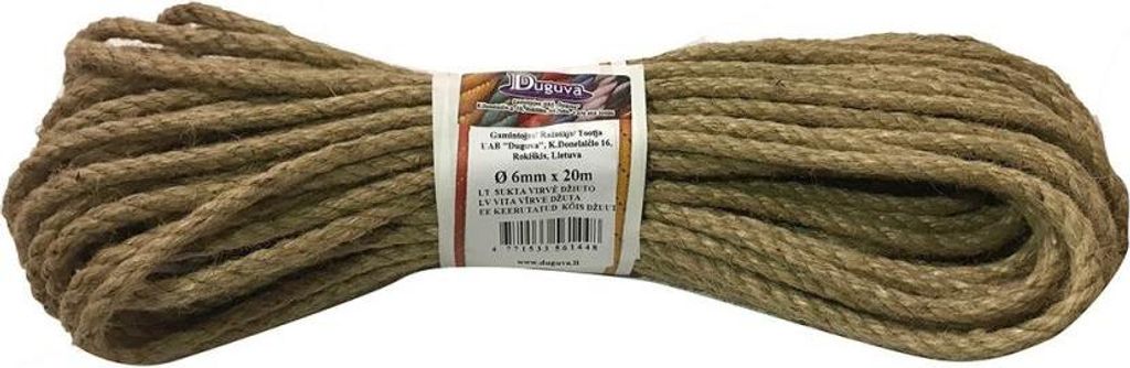 30m Juteseil Seil Tau Tauwerk Naturhanf Hanfschnur Tauseil Schnur Ø4mm