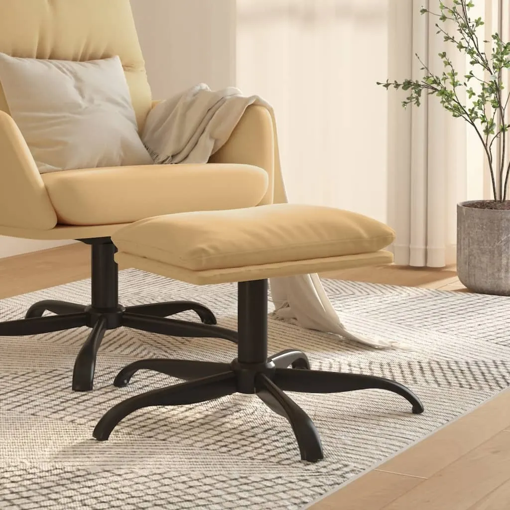 Pouf Poggiapiedi Cloris Crema 60x60x36 - Il Migliore per Famiglie