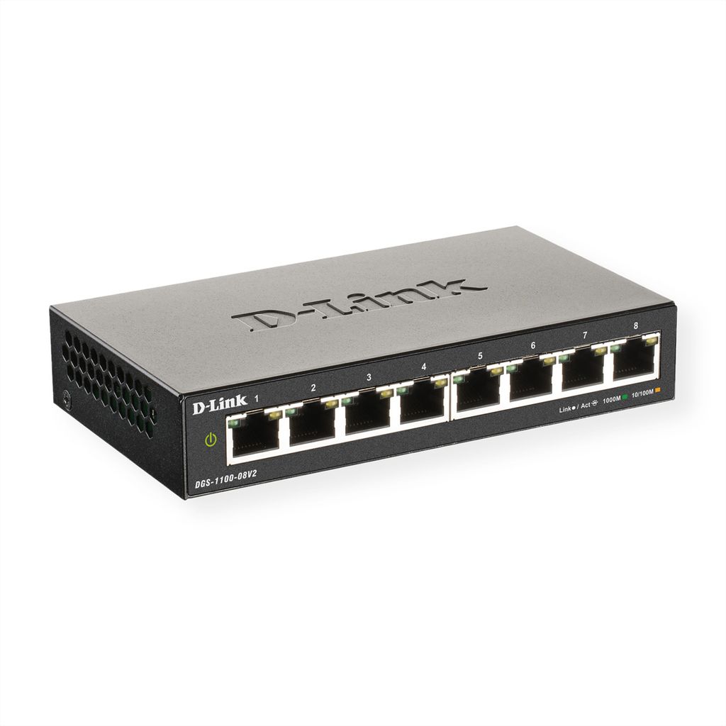 D-LINK DGS-1100-08V2/E Gigabit Smart Managed Switch