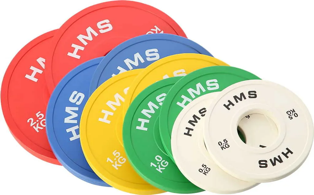 Cbrs Set 01 HMS 10 Pcs : Disques de Poids Olympiques en Acier Premium