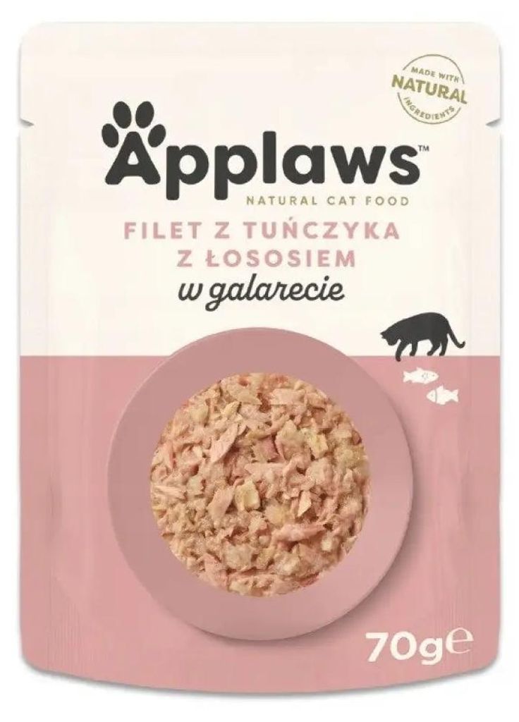 Krmivo Applaws pro kočky s tuňákem a lososem v želé 70 g Obrázek produktu 