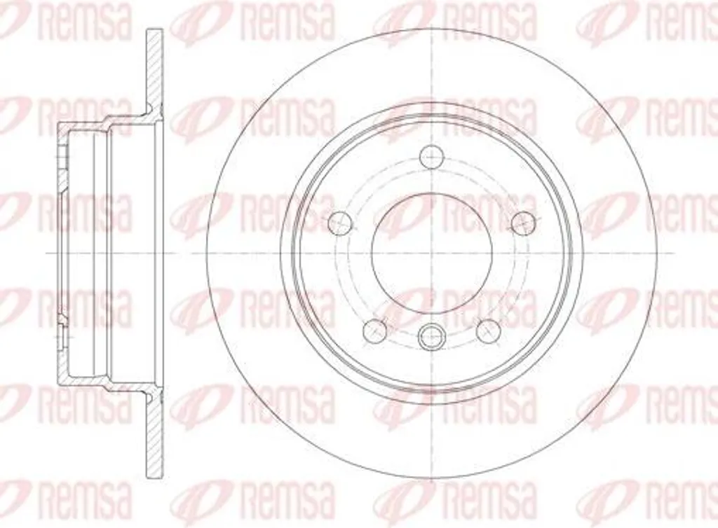 Disque de frein pour rénovation système de freinage BMW E81 E87 OE