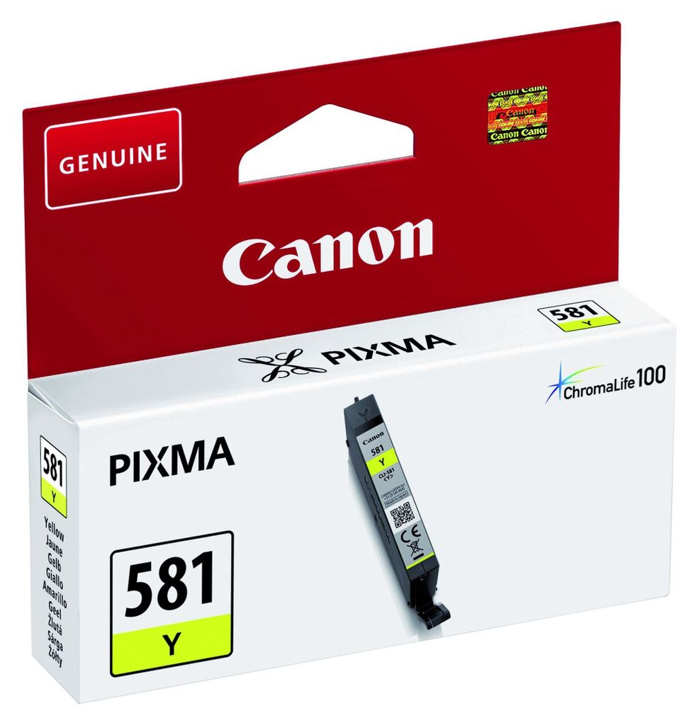 Canon 2105C001 Canon CLI-581 Y yellow Productafbeelding 