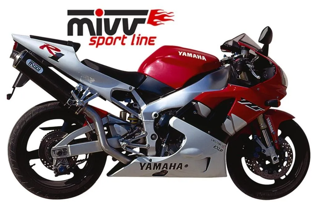 Échappement MIVV Ovale Slip-on Inox Homologué pour YAMAHA YZF 1000 R1