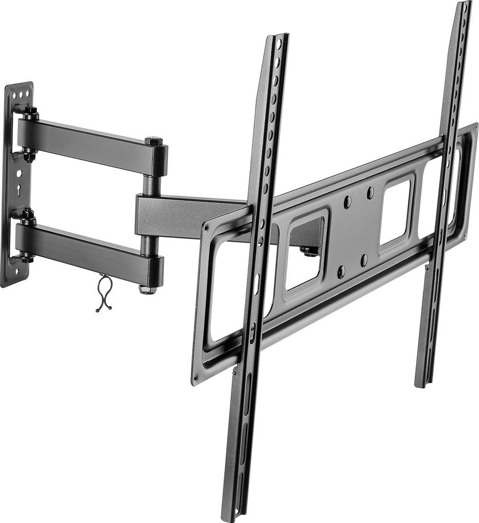HOME It TV-Wandhalterung ausziehbar und neigbar für 37-70 Zoll Fernseher, 35 kg Tragkraft, schwarz